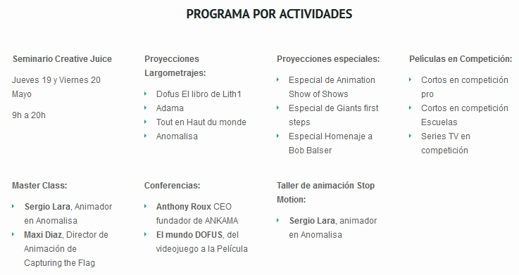 Programación Festival Non Stop Barcelona 2016