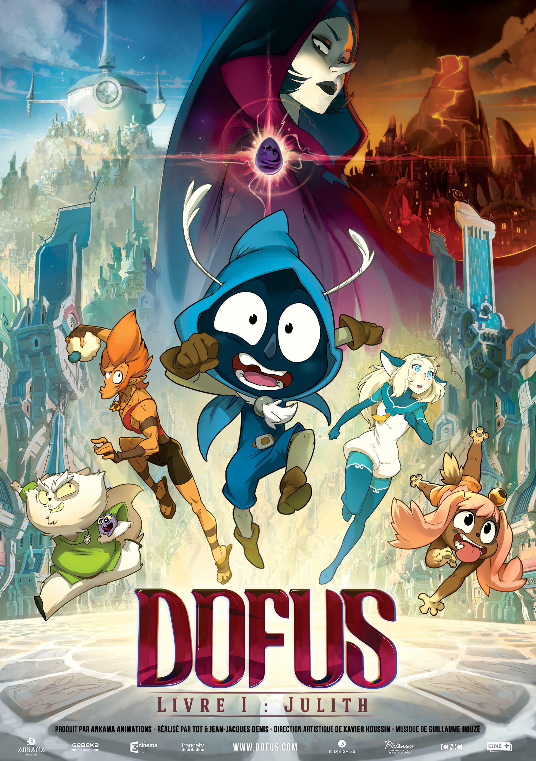 Afiche oficial de la película DOFUS, disponible en Gebeka Films.